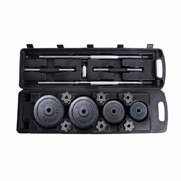 Black Painted Barbell Set – 50Kg