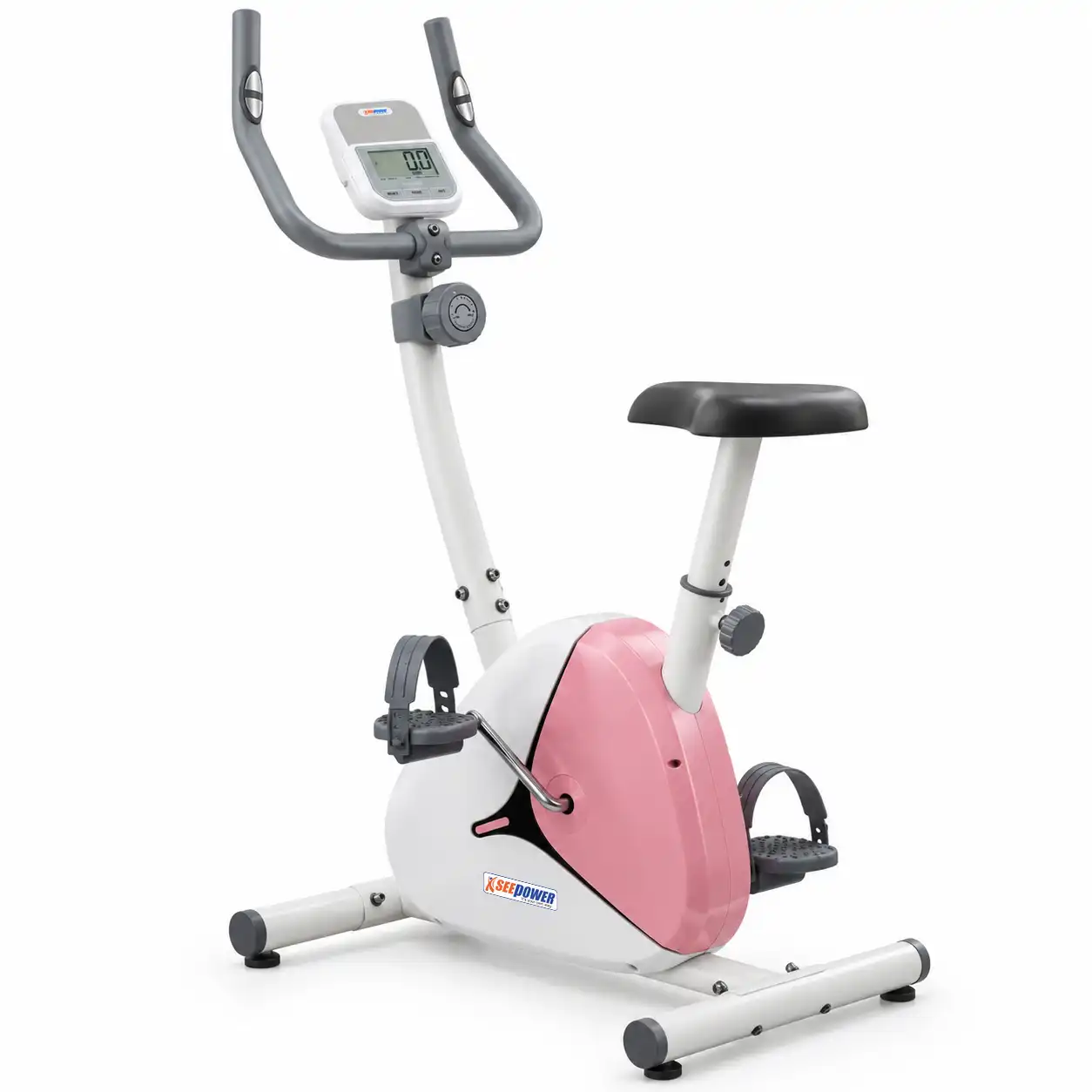Pink and White KSMILE Exercise Bike