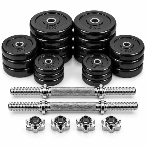 Lacquer Coated Dumbbells Set - 50KG